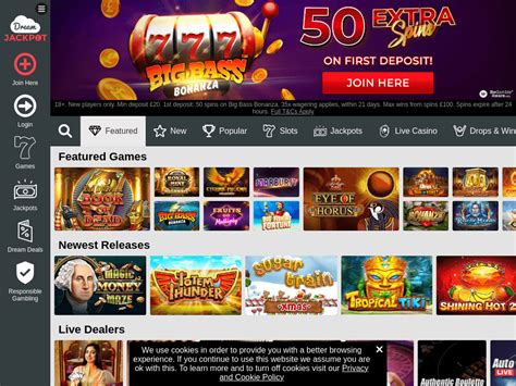dream jackpot 50 free spins|Dream Jackpot Review .